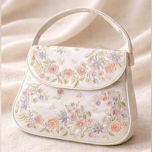 Vintage Original Marheta Rio de Janeiro Embroidered Handbag | Made in Brazil